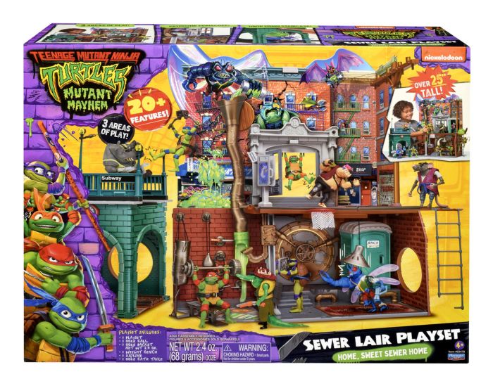 Teenage Mutant Ninja Turtles Movie Sewer Lair Playset